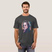 Liszt Colorful Watercolor Portrait T-shirt (Voorkant volledig)
