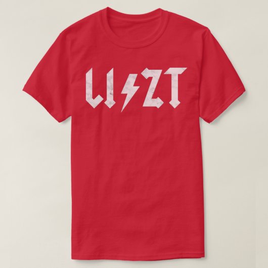 Liszt Rocks T-shirt (Design voorkant)