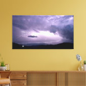 Lit by Lightning Canvas Afdruk (Insitu (Woonkamer))