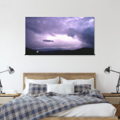 Lit by Lightning Canvas Afdruk (Insitu (Slaapkamer))