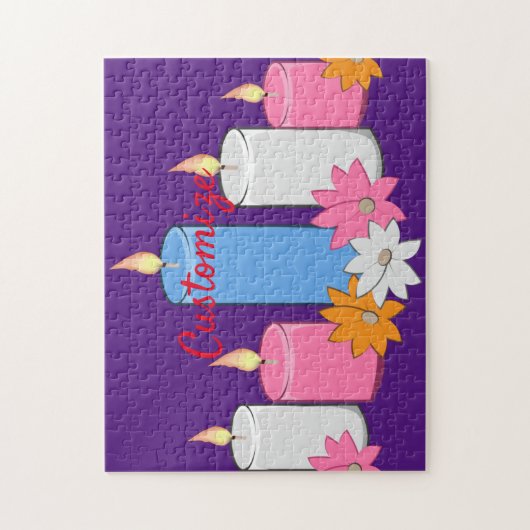 Lit Candle Flowers Thunder_Cove Legpuzzel (Verticaal)