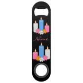 Lit Candle Flowers Thunder_Cove Speed Flessenopener (Voorkant)