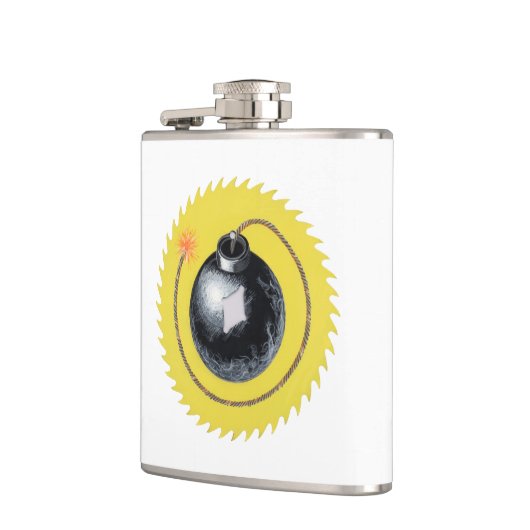 Lit Fuse Heb een ontploffing Heupfles (Links)