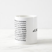 Lit Geek Mok "Hwaet Old English" Beowulf. Kapitaal (Center)