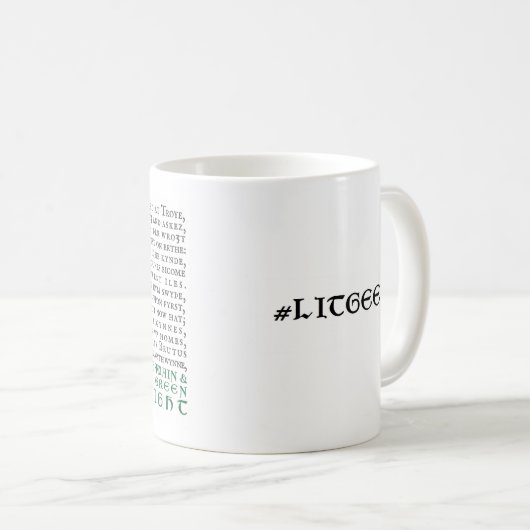 Lit Geek Sir Gawain en de Green Knight - Mok (Voorkant rechts)