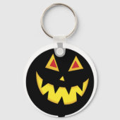 Lit Jack-o-Lantern Sleutelhanger (Voorkant)