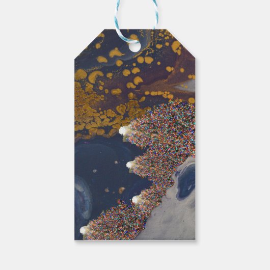 Lit kerstboom cadeaulabel (Achterkant)