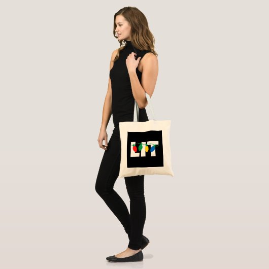 Lit Kerstmis Tote Bag (Voorkant (model))