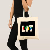 Lit Kerstmis Tote Bag (Voorkant (product))