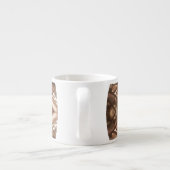 Lit Merry kerstboom Lights Espresso Mok (Achterkant)