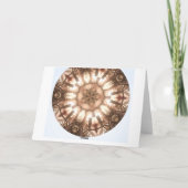 Lit Merry kerstboom Lights Kaleidoscoop Art Feestdagen Kaart (Achterkant)