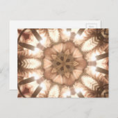 Lit Merry kerstboom Lights Kaleidoscoop Art Feestdagenkaart (Voorkant / Achterkant)