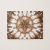 Lit Merry kerstboom Lights Kaleidoscoop Art Legpuzzel (Horizontaal)