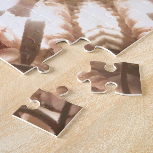 Lit Merry kerstboom Lights Kaleidoscoop Art Legpuzzel (Zijkant)