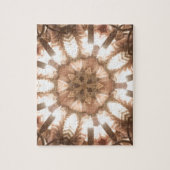 Lit Merry kerstboom Lights Kaleidoscoop Art Legpuzzel (Verticaal)