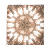 Lit Merry kerstboom Lights Kaleidoscoop Art Notitieblok (Voorkant)