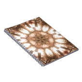 Lit Merry kerstboom Lights Kaleidoscoop Art Notitieboek (Rechterzijde)