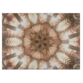 Lit Merry kerstboomverlichting Glass Cutting Board Snijplank (Voorkant)