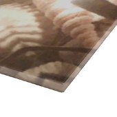 Lit Merry kerstboomverlichting Glass Cutting Board Snijplank (Hoek)