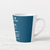 Lit met Boeken Funny Meme Book Lover Reading Latte Mok (Rechts)