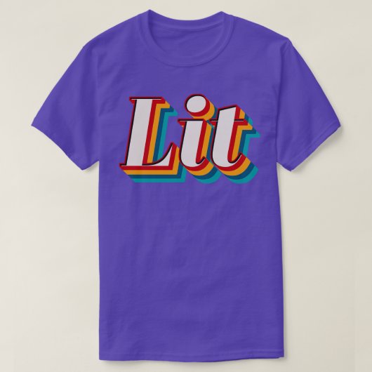 Lit T-shirt (Design voorkant)