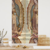Litaan van Mary (30 x 60 extra groot) Poster (Keuken)