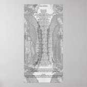 Litaan van Mary (30 x 60 extra groot) Poster (Voorkant)