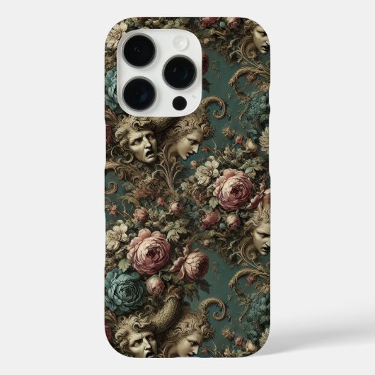 Litanie van Aristocraten - Gotische Bloemen Ontwer Case-Mate iPhone Case (Achterkant)