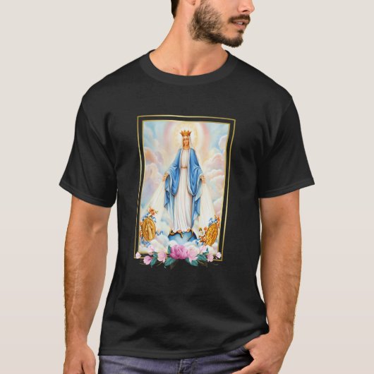 Litanie van de Gezegende Maagd Maria Moeder van Ch T-shirt (Voorkant)
