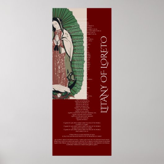 LITANY OF LORETO POSTER (Voorkant)
