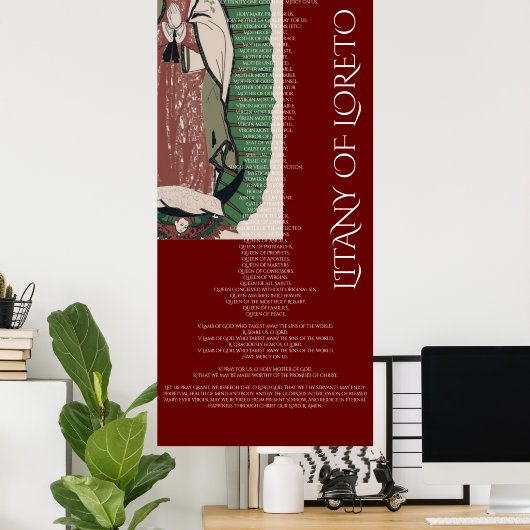 LITANY OF LORETO POSTER (Thuiskantoor)