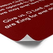 litany of the heiliy name of jesus poster (Hoek)