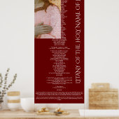 litany of the heiliy name of jesus poster (Keuken)