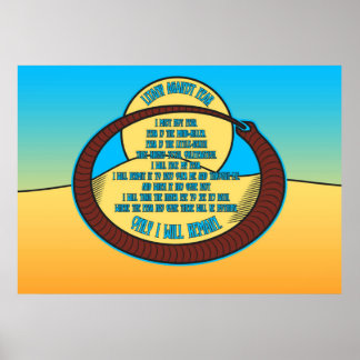 Litany tegen angst poster