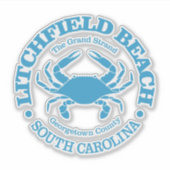 Litchfield Beach (krab) Sticker (Voorkant)