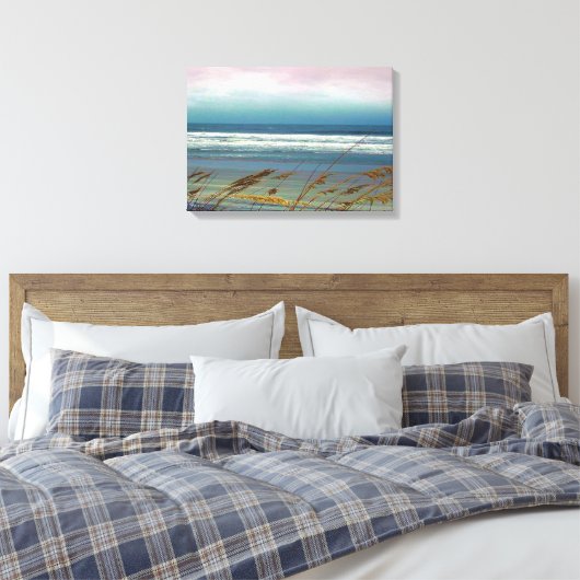 Litchfield Beach, Pawleys Island Ingewikkeld Canva Canvas Afdruk (Insitu (Slaapkamer))