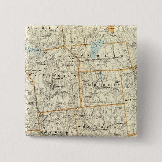 Litchfield Co S Vierkante Button 5,1 Cm (Voorkant)