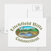 Litchfield Hills Briefkaart (Voorkant / Achterkant)