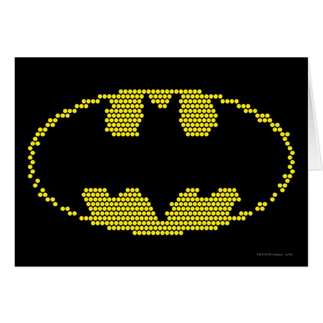 Lite-Brite Bat Emblem (Voorkant Horizontaal)