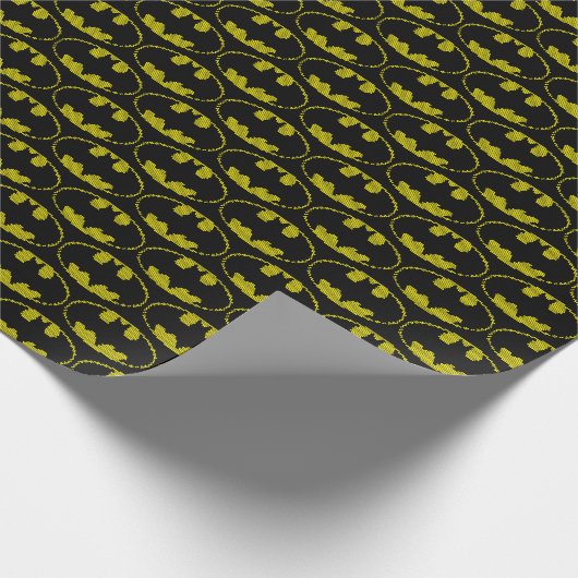 Lite-Brite Bat Emblem Cadeaupapier (Hoek)