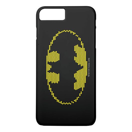 Lite-Brite Bat Emblem Case-Mate iPhone Case (Achterkant)