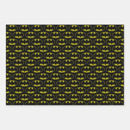 Lite-Brite Bat Emblem Inpakpapier Vel (Voorkant 3)