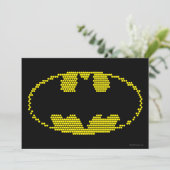 Lite-Brite Bat Emblem Kaart (Staand voorkant)