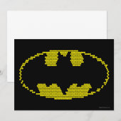 Lite-Brite Bat Emblem Kaart (Voorkant / Achterkant)