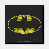 Lite-Brite Bat Emblem Magneet (Voorkant)