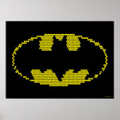 Lite-Brite Bat Emblem Poster (Voorkant)