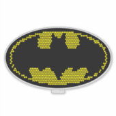 Lite-Brite Bat Emblem Sticker (Voorkant)