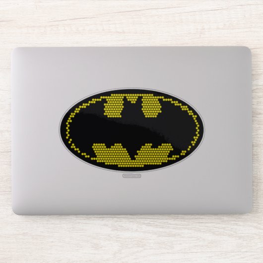Lite-Brite Bat Emblem Sticker (Computer)