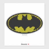 Lite-Brite Bat Emblem Sticker (Vel)