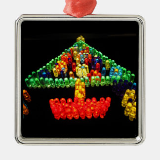 Lite Brite kerstboom Metalen Ornament